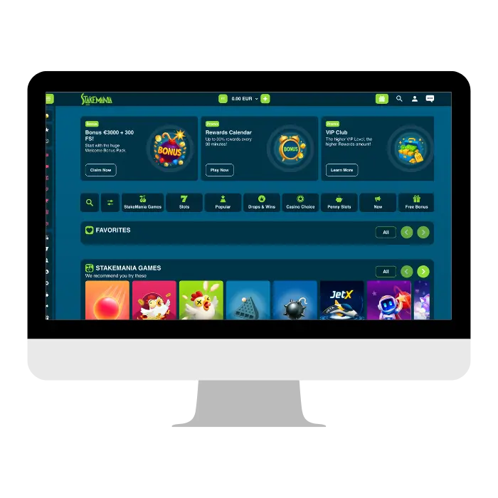 Stakemania Casino Online