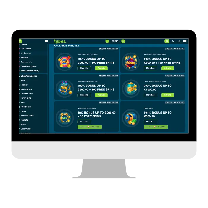 Stakemania Casino DE