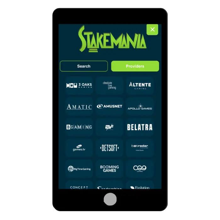 Stakemania kasyno mobilna