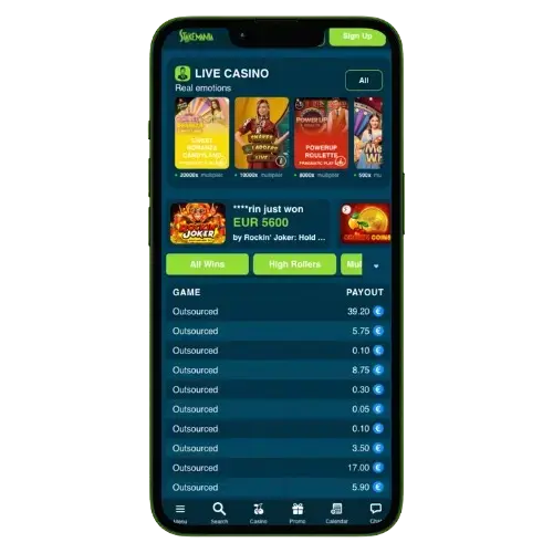 Stakemania Casino App